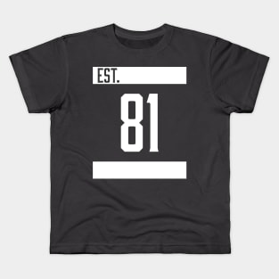 Est 81 White Kids T-Shirt